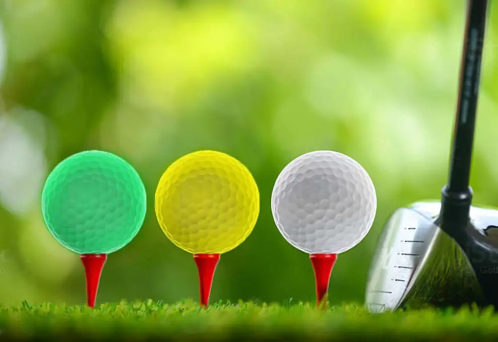 What is the best golf ball color for high visibility